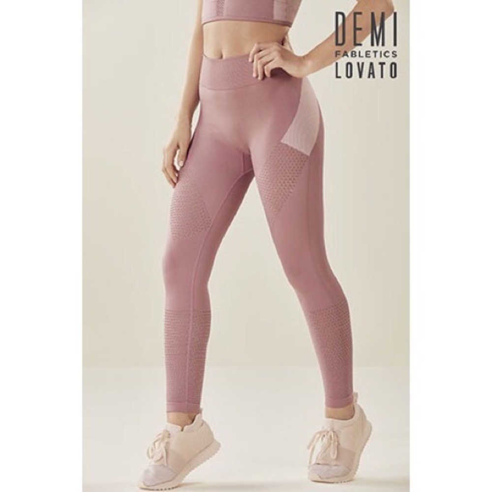 Demi Lovato for Fabletics seamless leggings